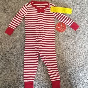 Adorable striped pajama set